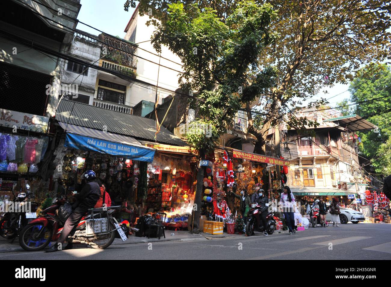 The beauty of Hanoi old quarter Stock Photo