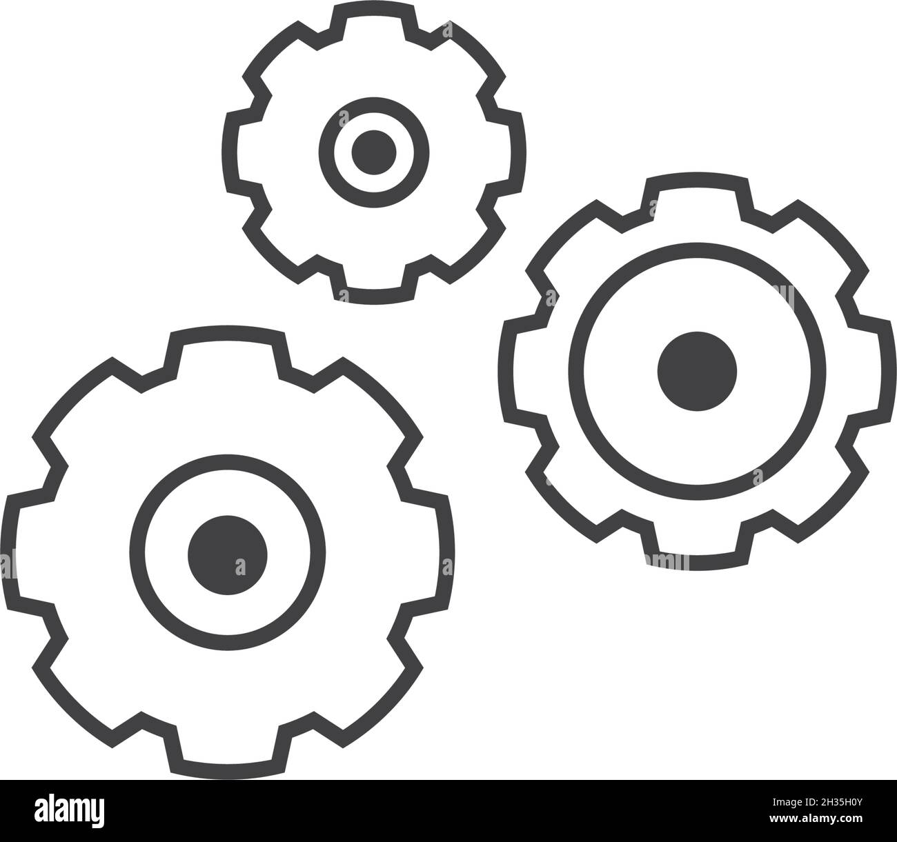 Gear Logo Template vector icon illustration design Stock Vector Image ...