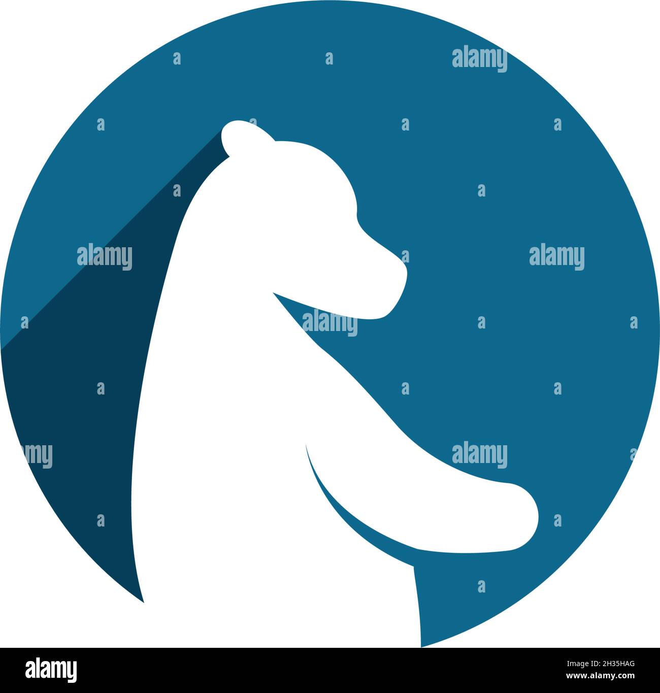Bear logo ilustration vector template Stock Vector