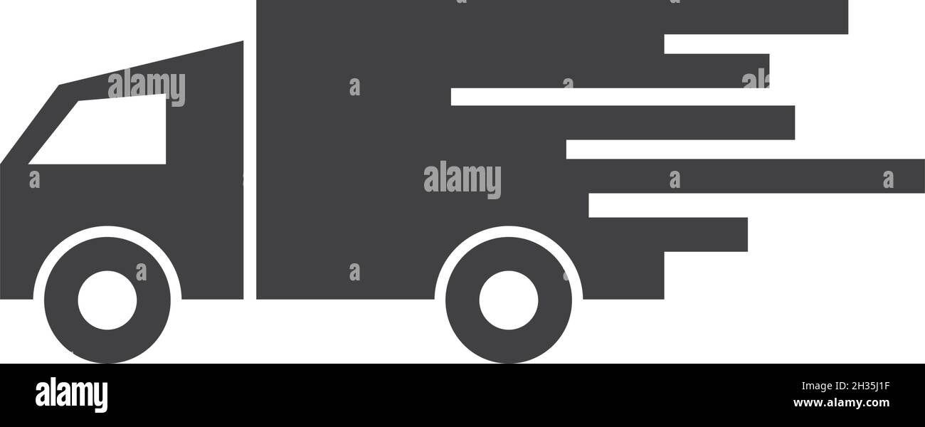 Truck logo icon ilustration vector template Stock Vector