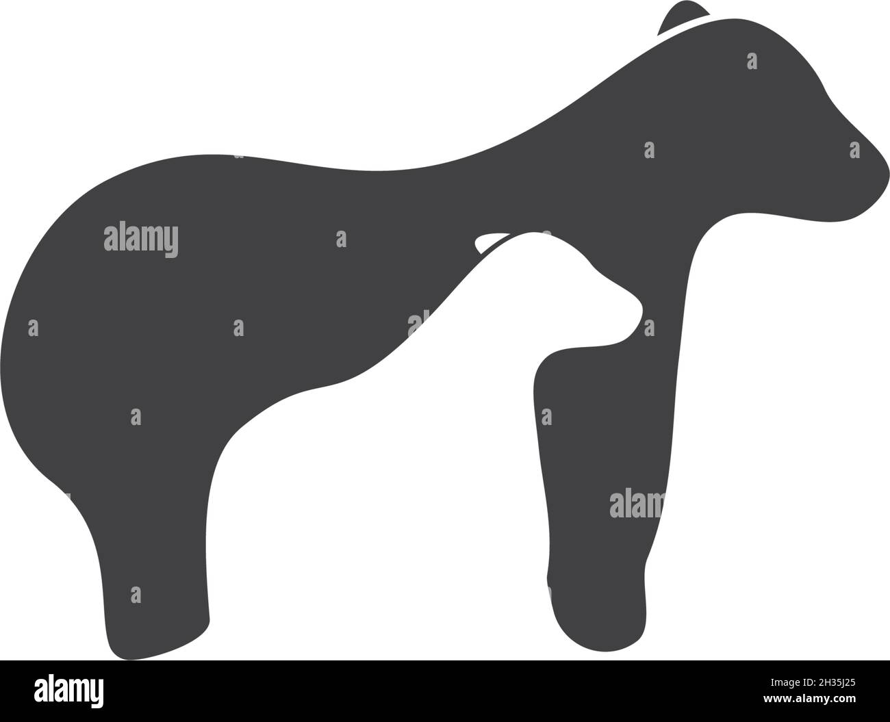 Bear logo ilustration vector template Stock Vector