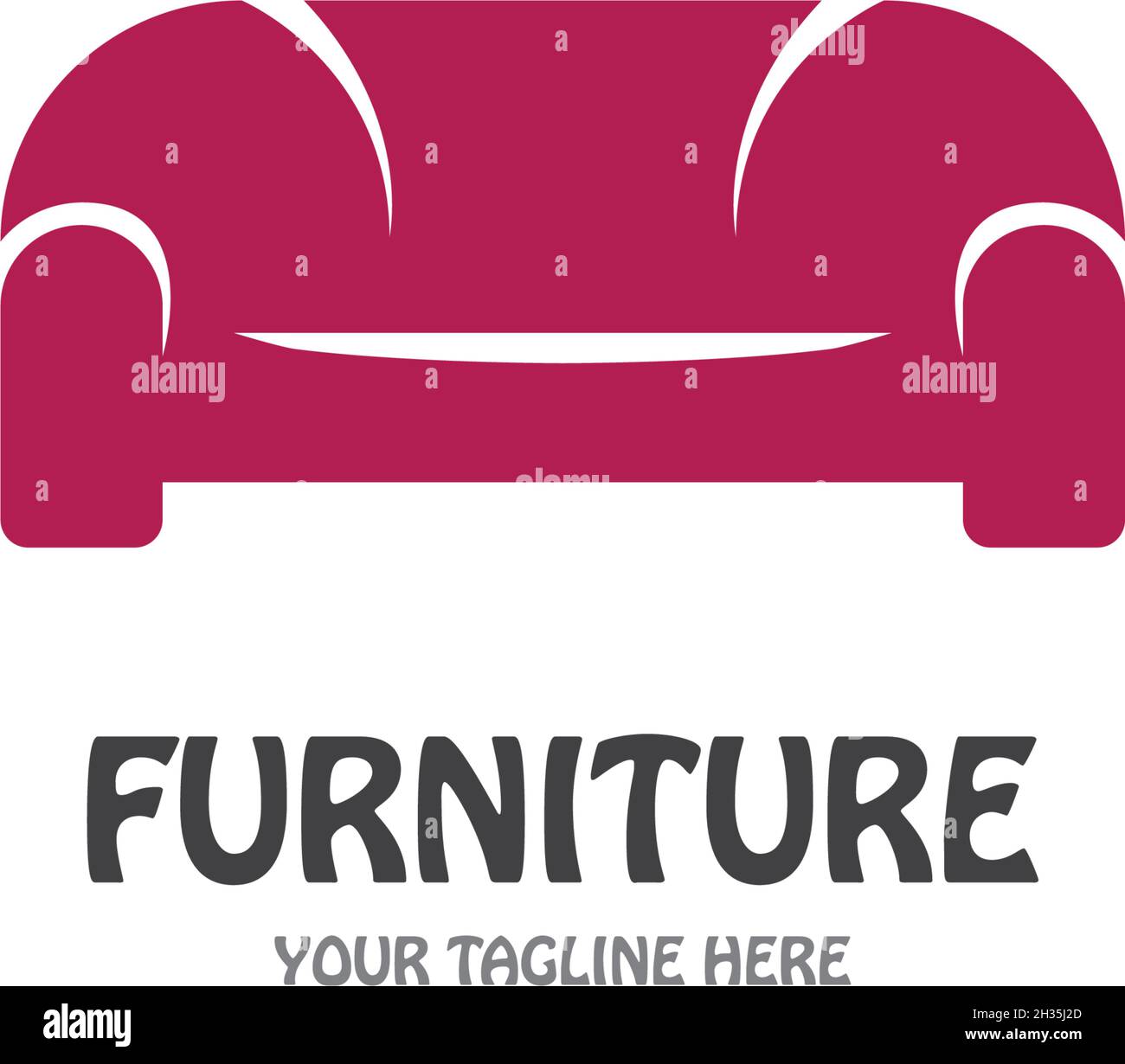 Furniture icon vector flat design template Stock Vector Image & Art - Alamy