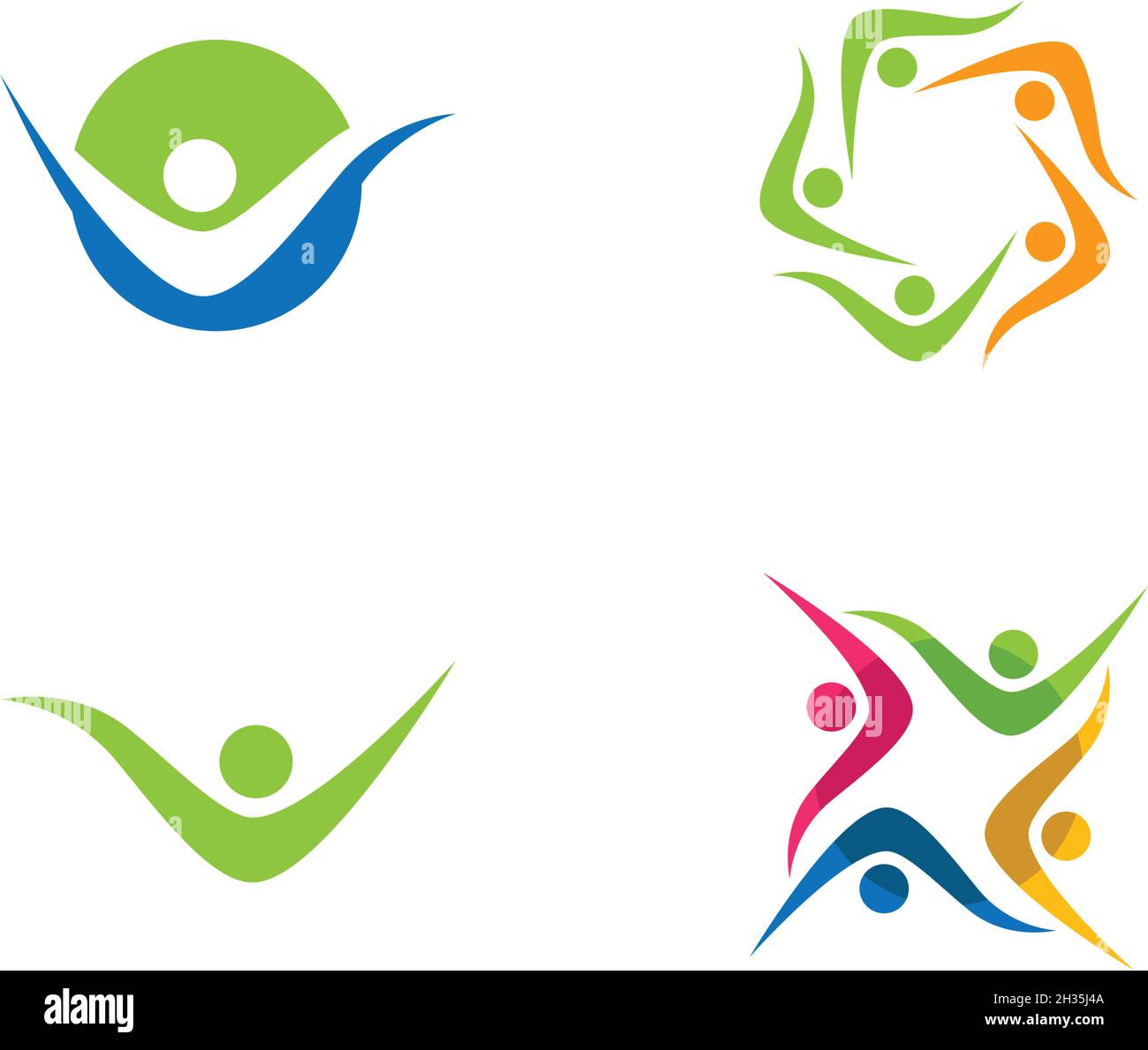 Leadership, success, and teamwork concept Stock Vector Image & Art - Alamy