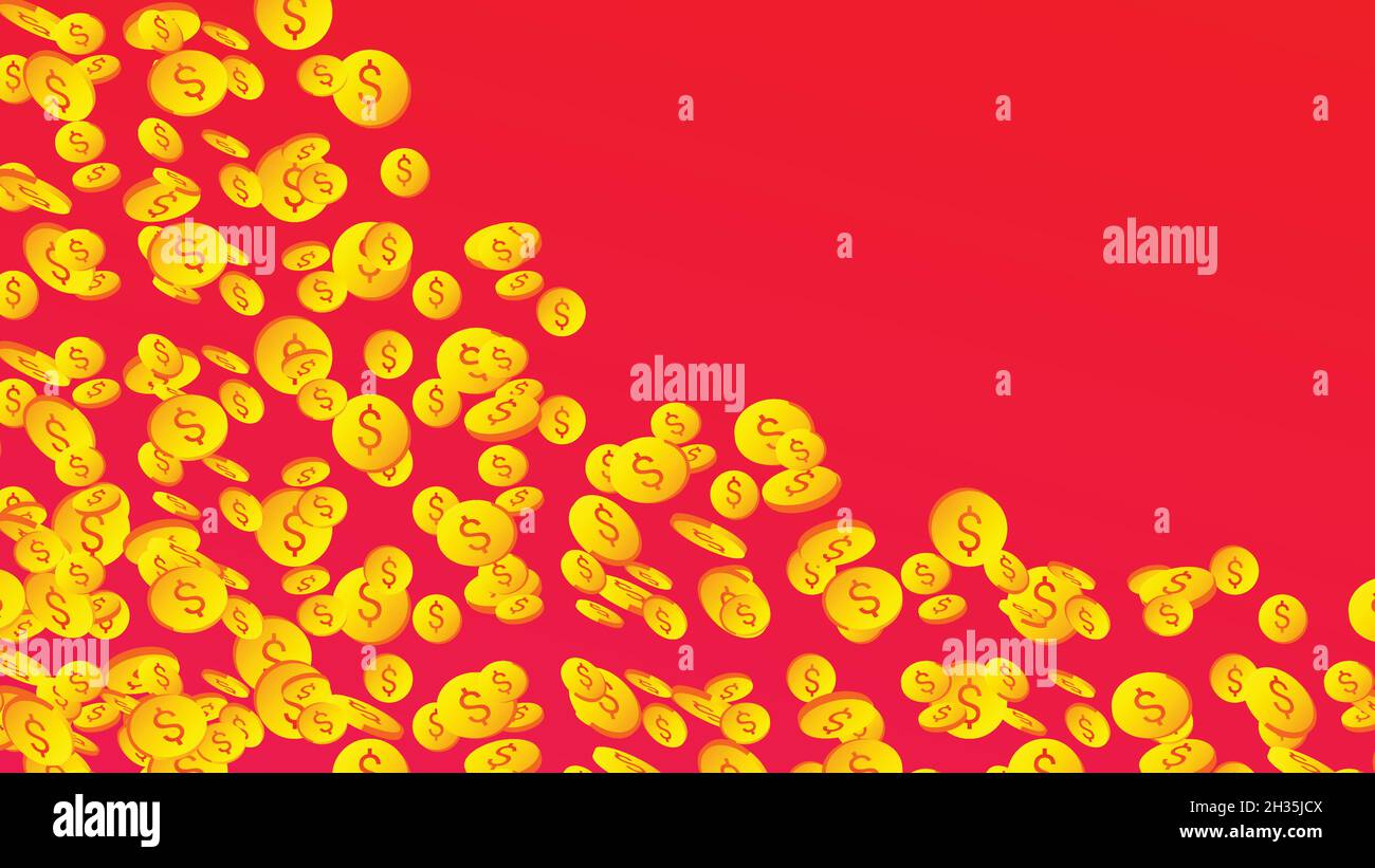 Line color gold coins hi-res stock photography and images - Alamy