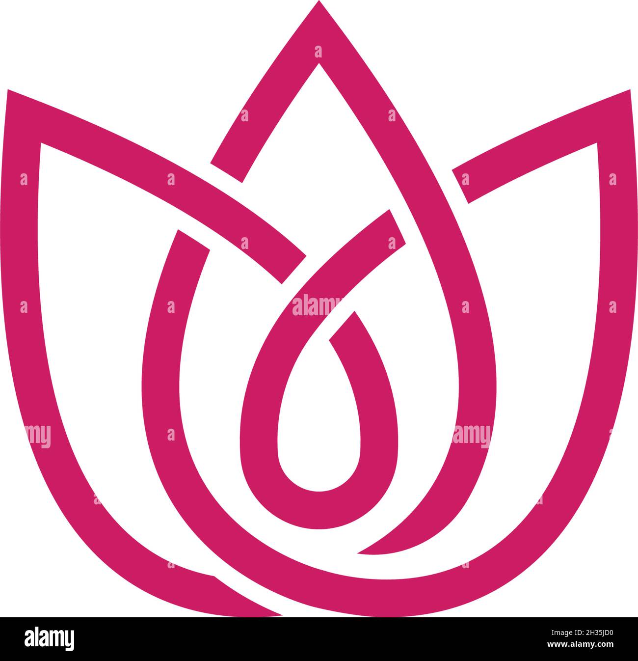 Lotus flowers logo Template Vector Stock Vector Image & Art - Alamy