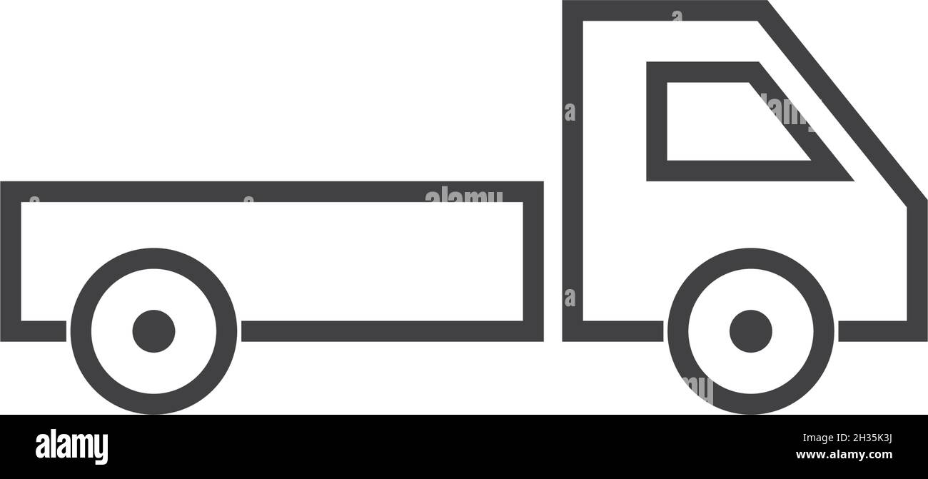 Truck icon ilustration vector template Stock Vector