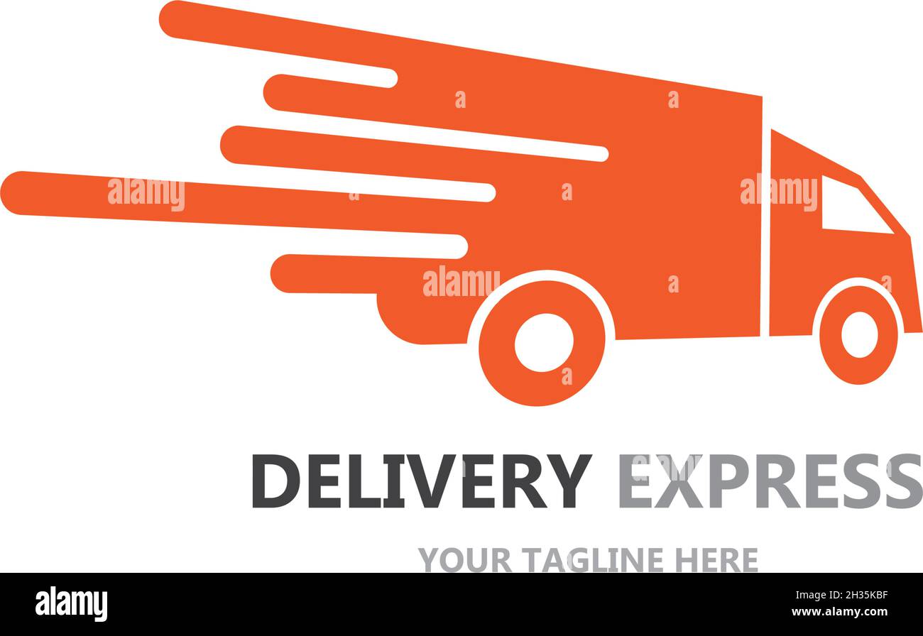 Truck logo icon ilustration vector template Stock Vector