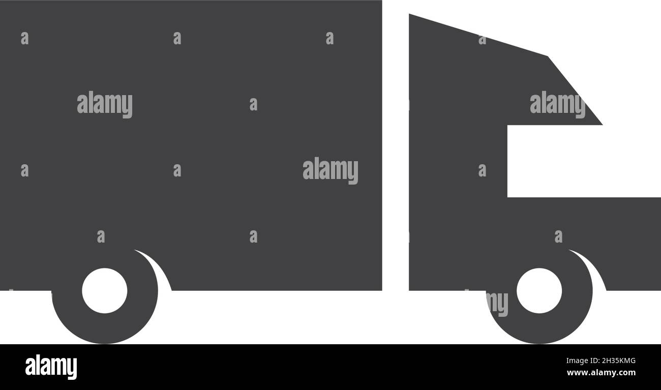 Truck icon ilustration vector template Stock Vector