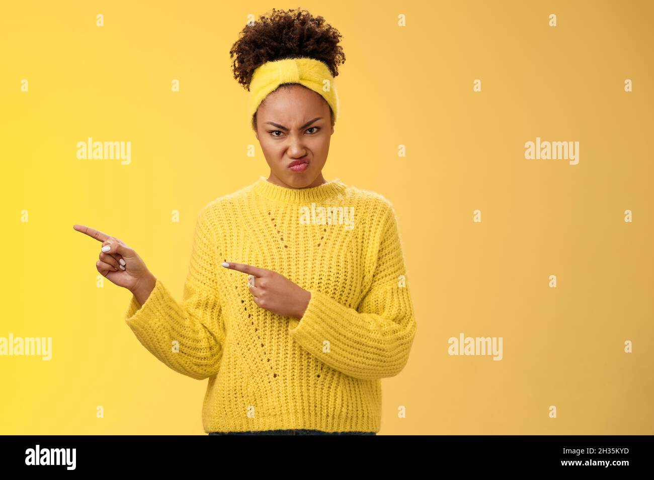 Behaved Rude Arrogant peeky young girlfriend behave rude disrespectful frowning ...
