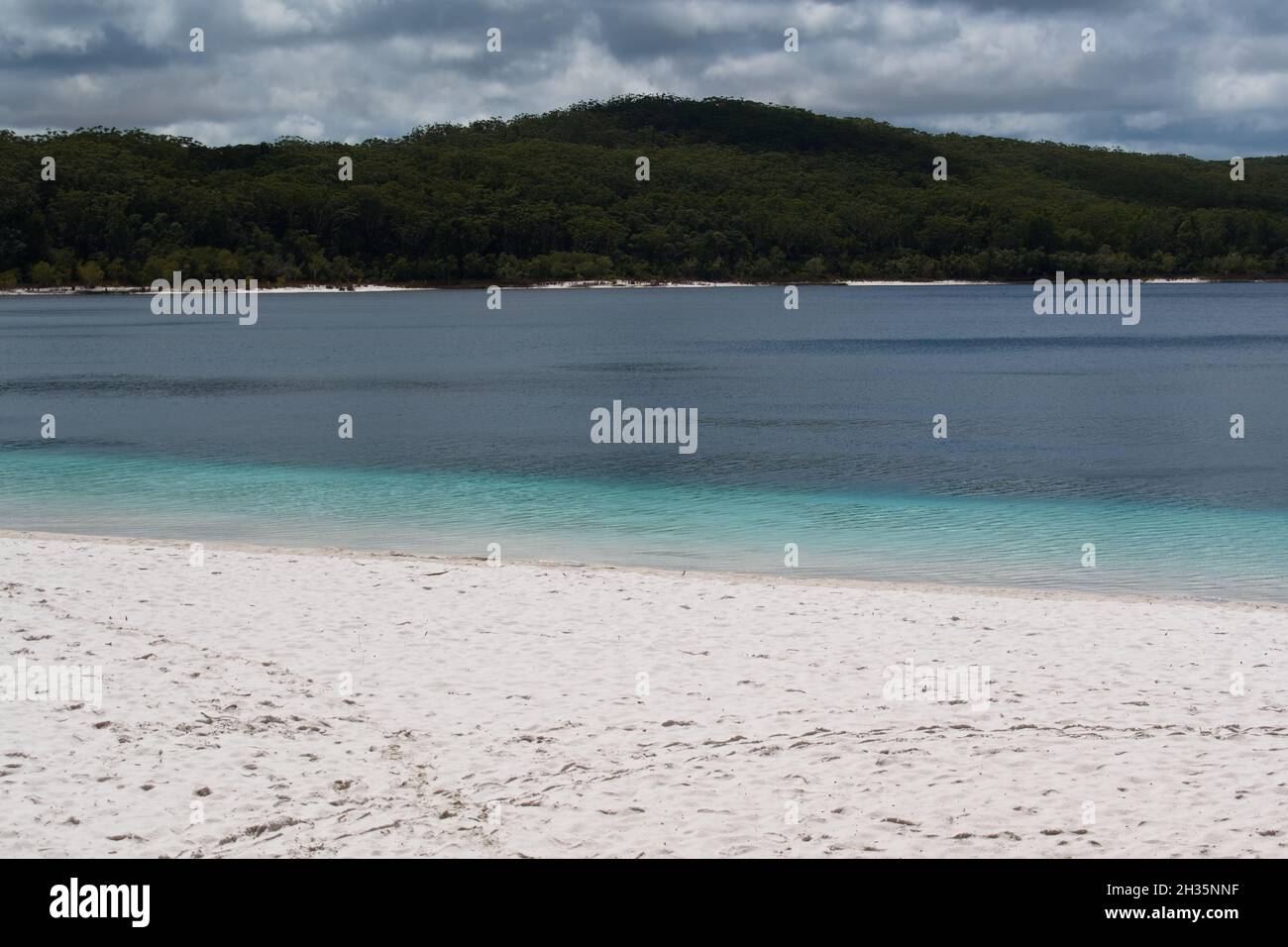 Lake Mckenzie on Fraser Island Stock Photo