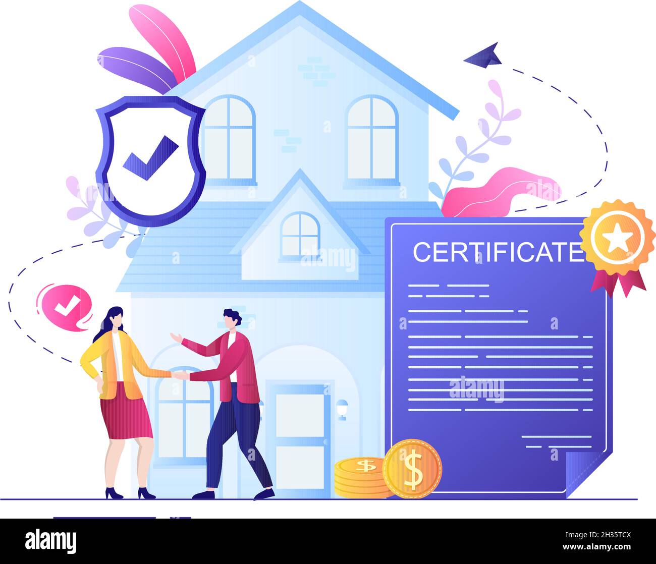 Property Certificate for Real Estate Contract, Building Maintenance and ...