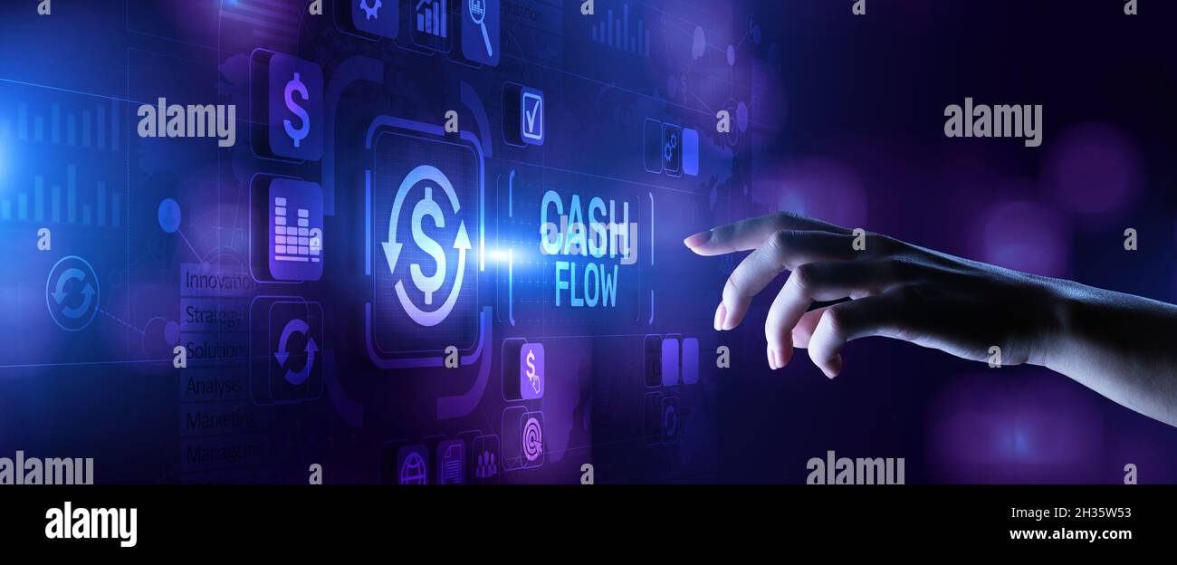 Cash flow income earning investment business finance concept. Stock Photo