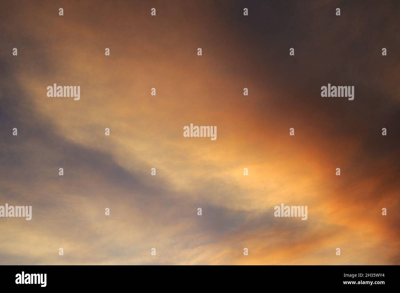 Altostratus clouds at sunset Stock Photo - Alamy