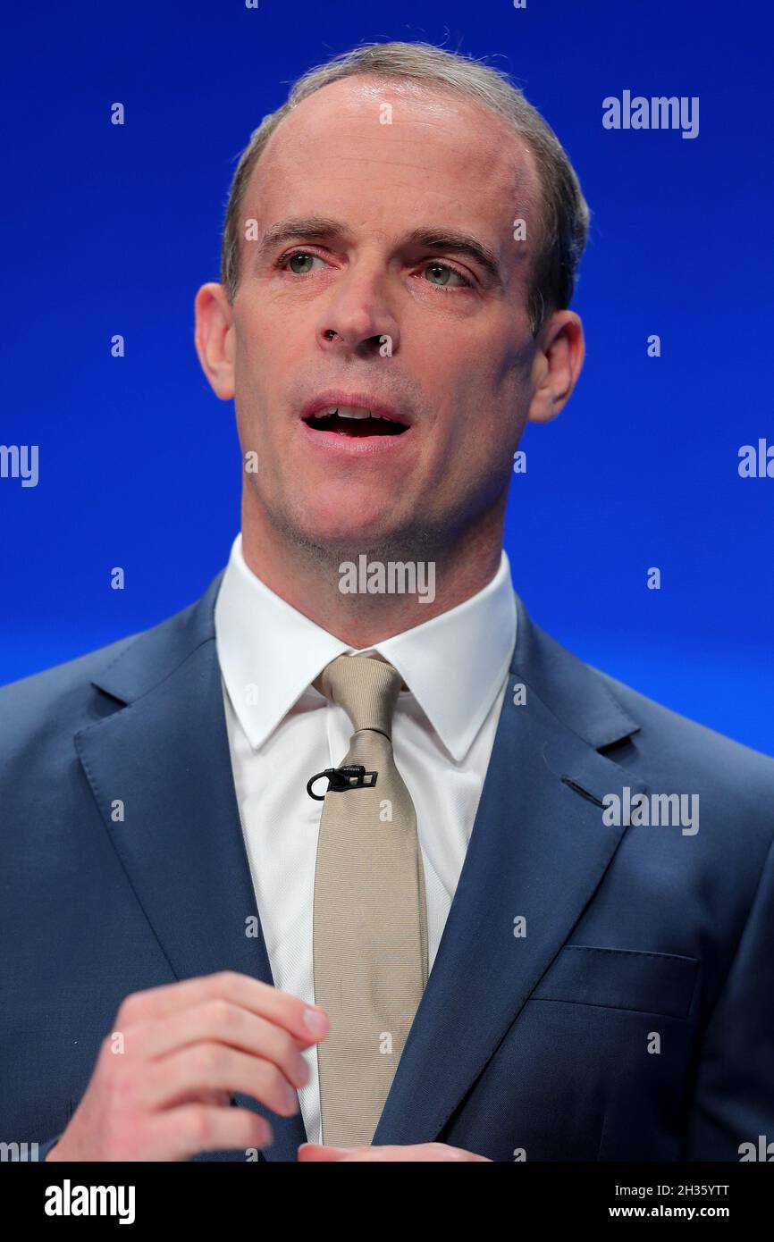 DOMINIC RAAB, 2021 Stock Photo - Alamy