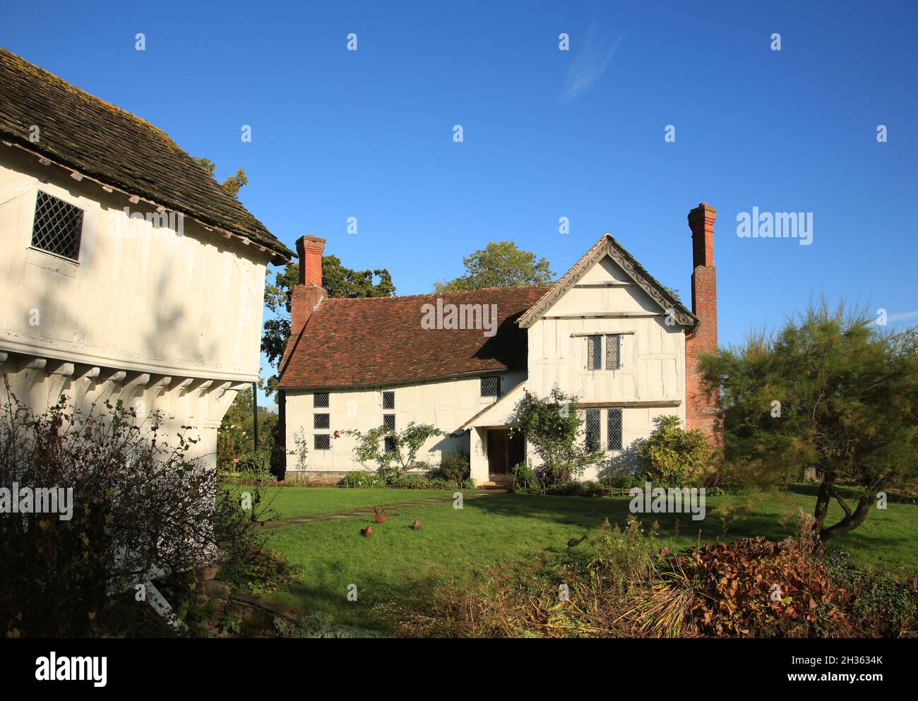 Lower Brockhampton manor house, Bringsty, Bromyard, Herefordshire, UK