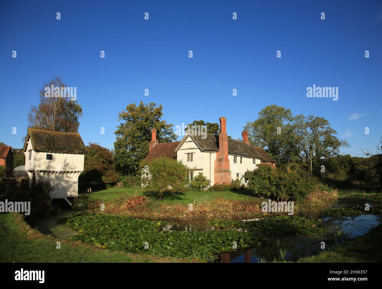Lower Brockhampton manor house, Bringsty, Bromyard, Herefordshire, UK