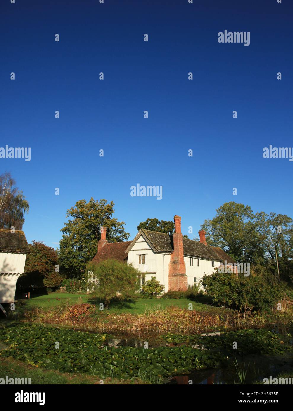 Lower Brockhampton manor house, Bringsty, Bromyard, Herefordshire, UK