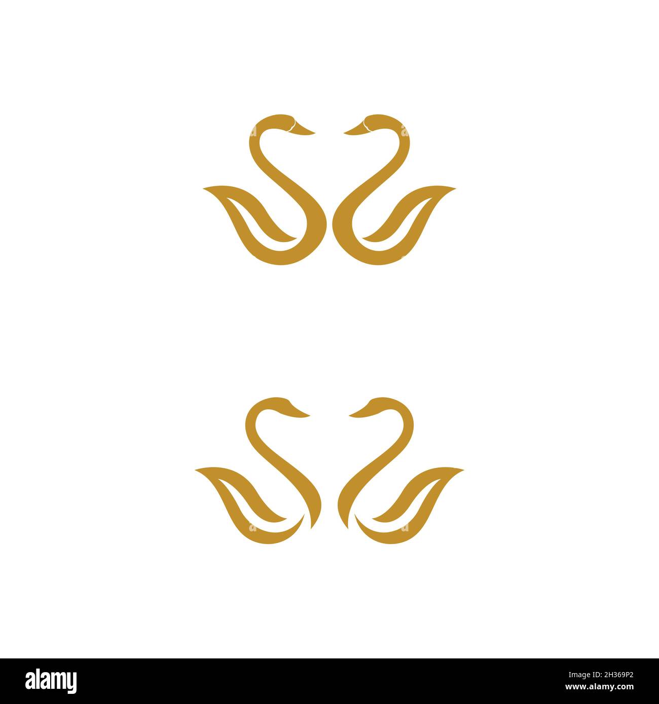 Swan icon Template vector illustration design Stock Photo - Alamy