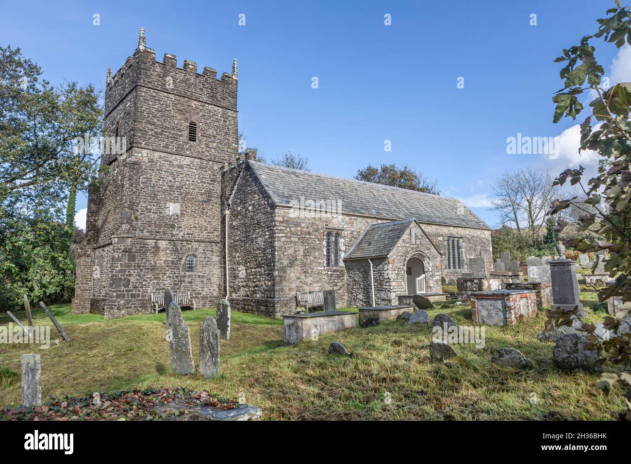The redundant St. Petrock's Church, Parracombe, Devon. Stock Photo