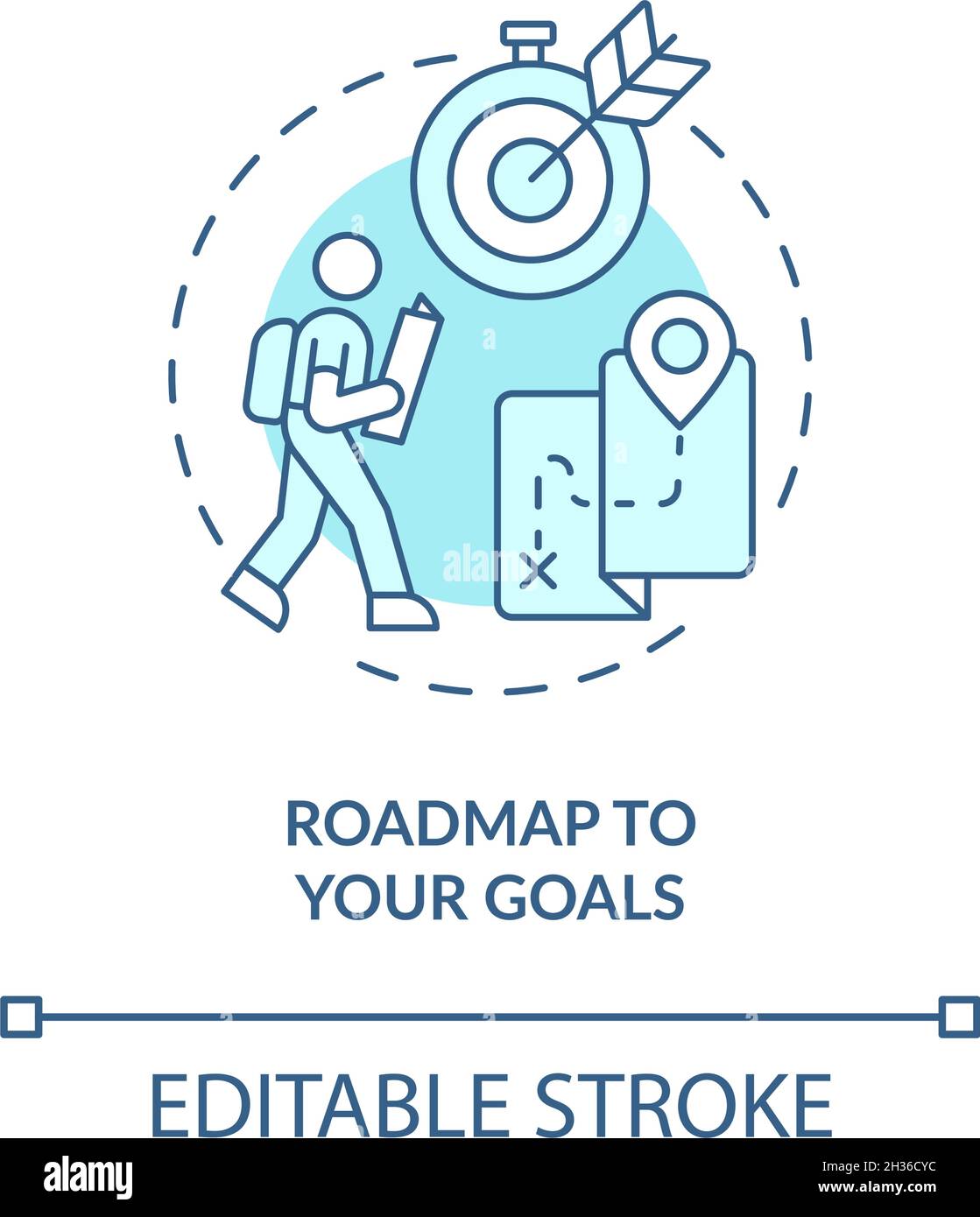Road Map Icon