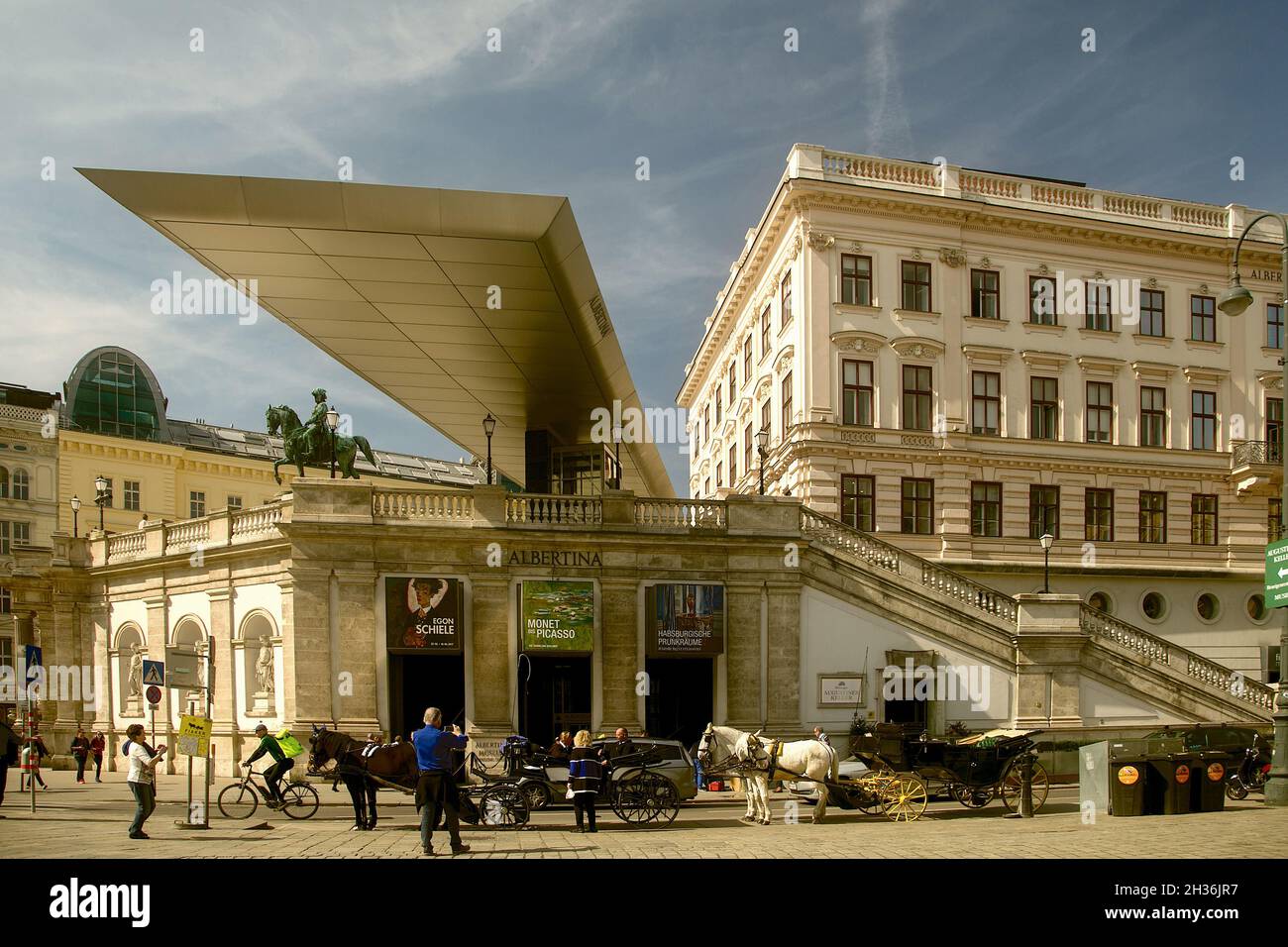 The Albertina Museum, Vienna. Stock Photo