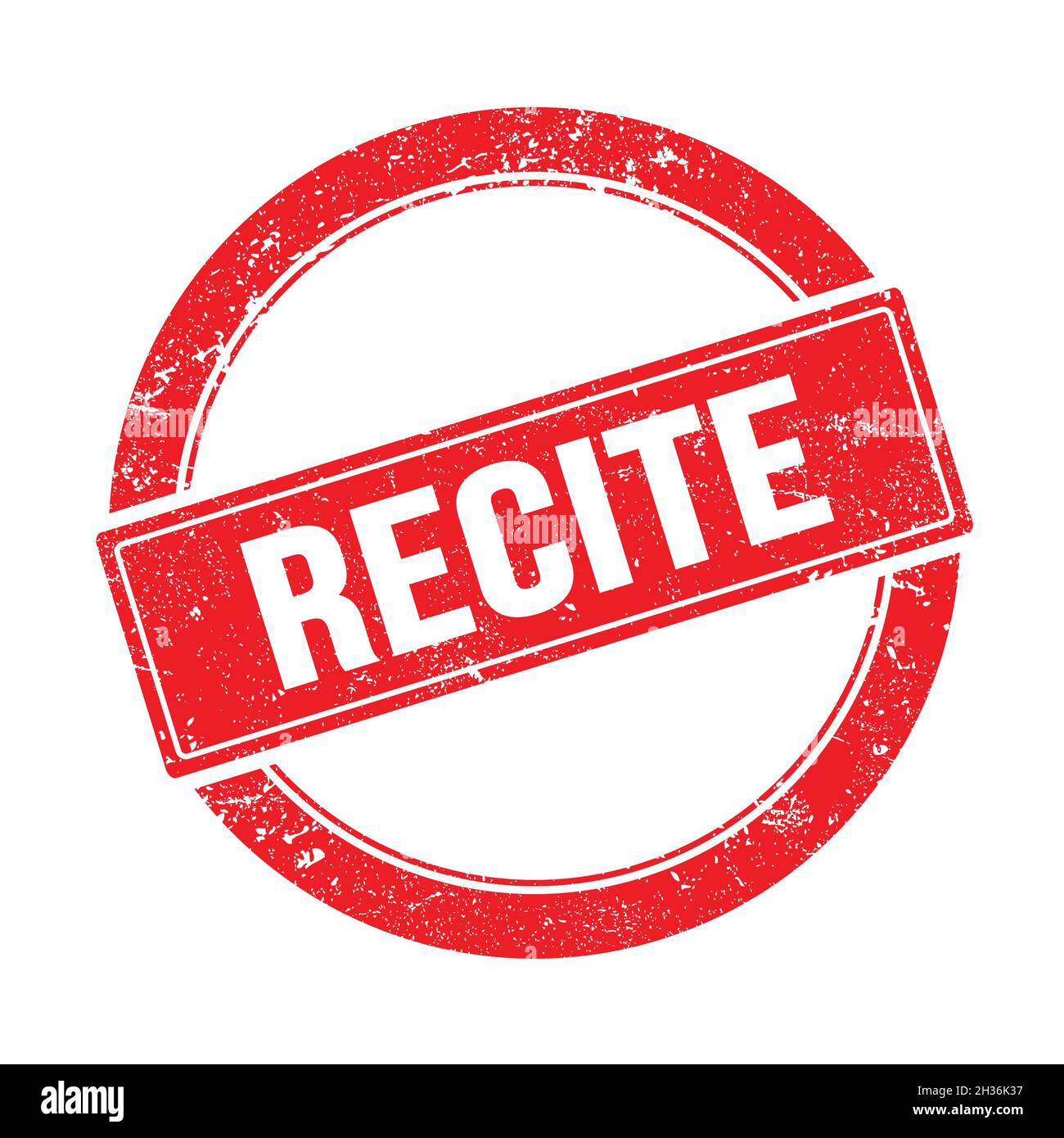 Recite stamp hi-res stock photography and images - Alamy