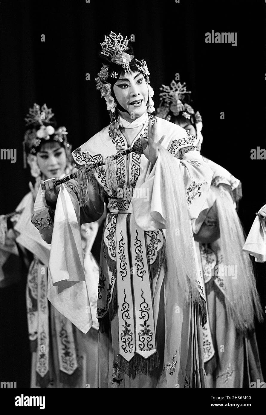 PEKING OPERA combines music mime dance and vocal performance Stock Photo