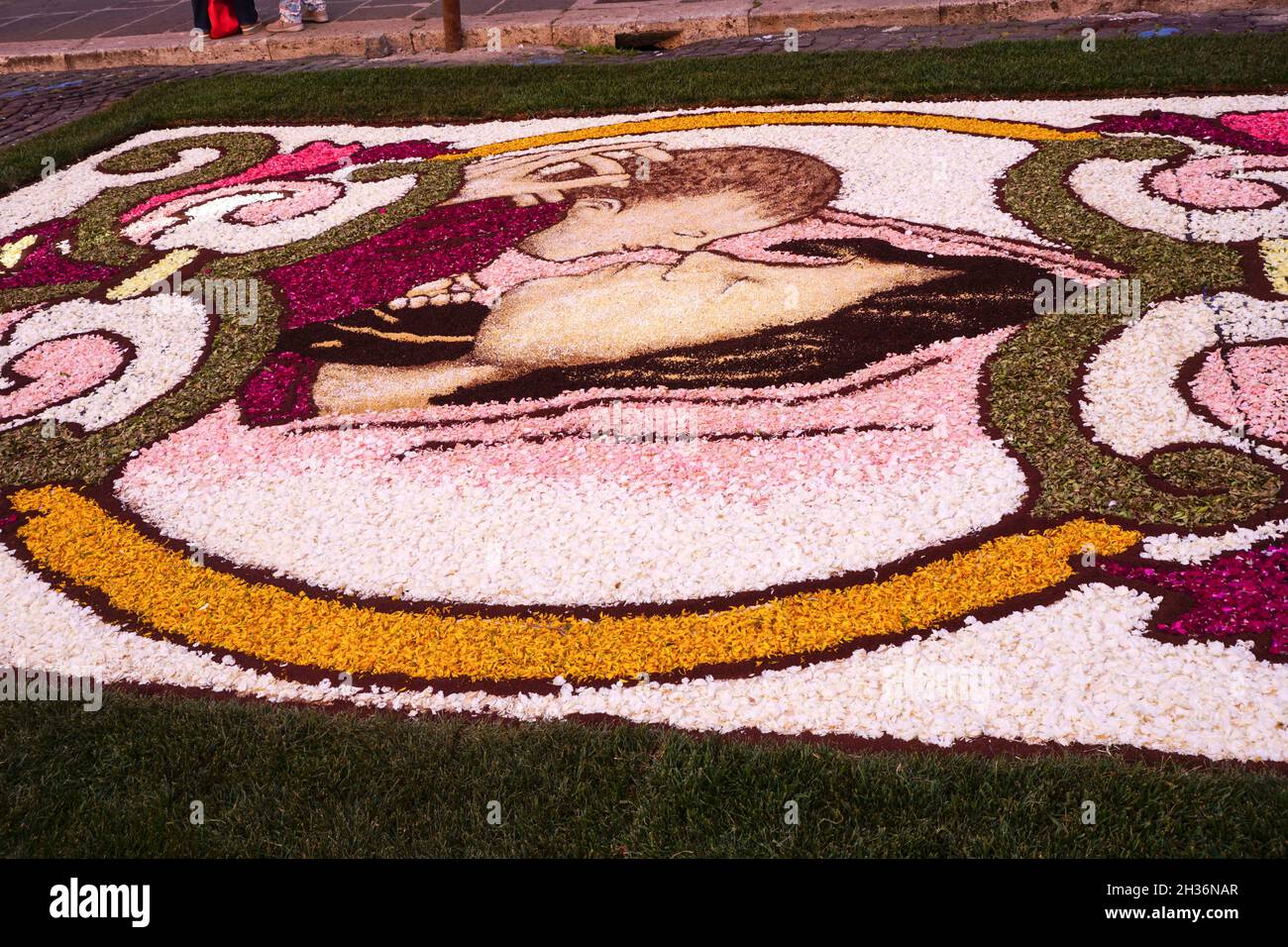 Flower Festival, Genzano, Lazio, Italy, Europe Stock Photo
