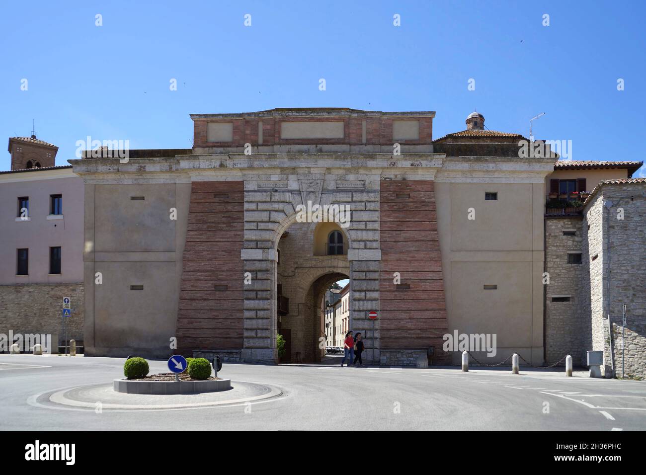 Porta Romana gate, Todi, Umbria, Italy, Europe Stock Photo - Alamy