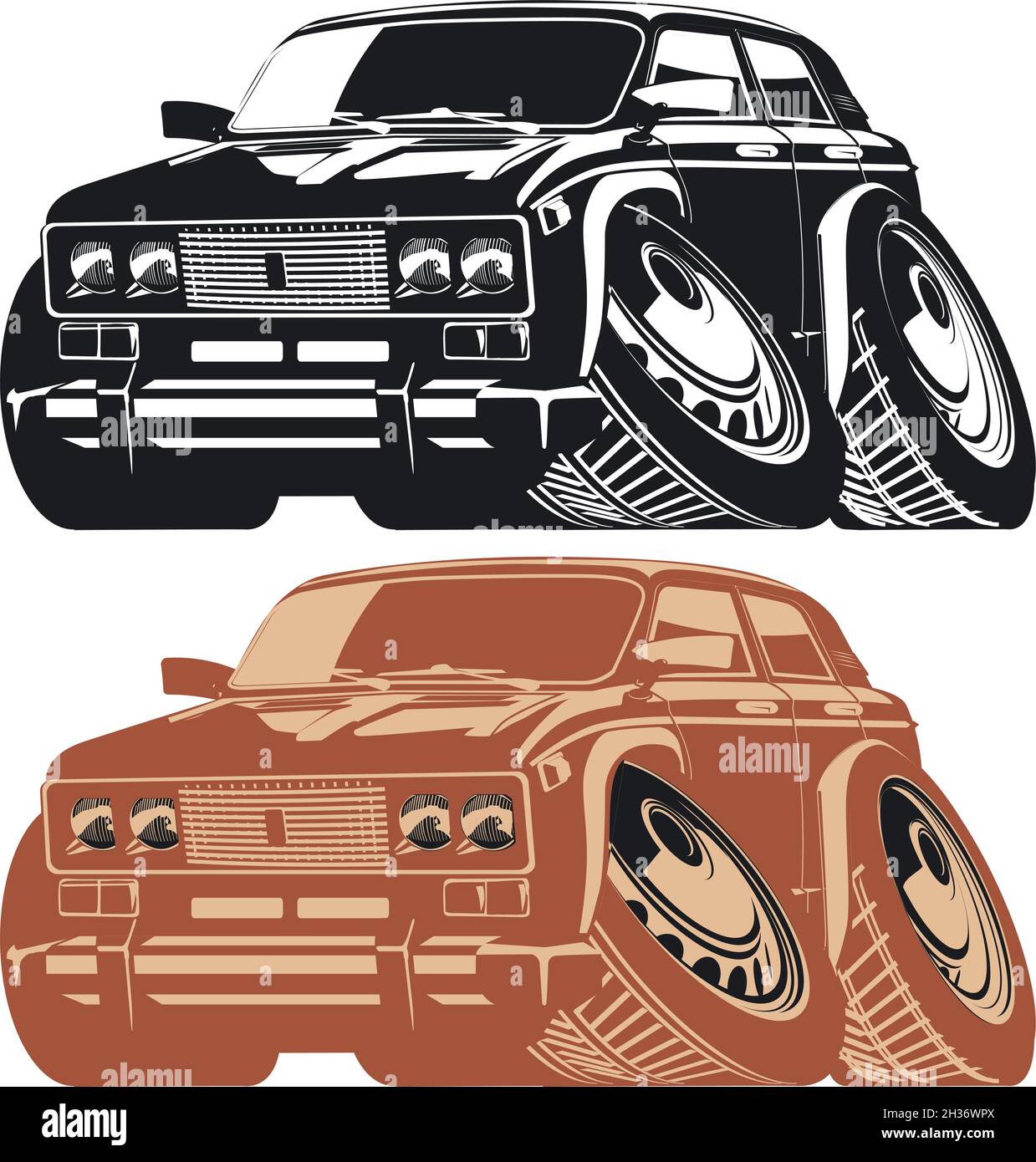 Cartoon lowrider hi-res stock photography and images - Alamy