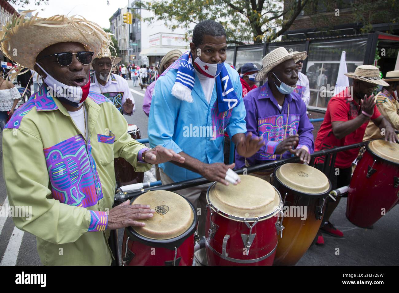 Panamanian Parade on Franklin Avenue in Brooklyn, NY, the largest