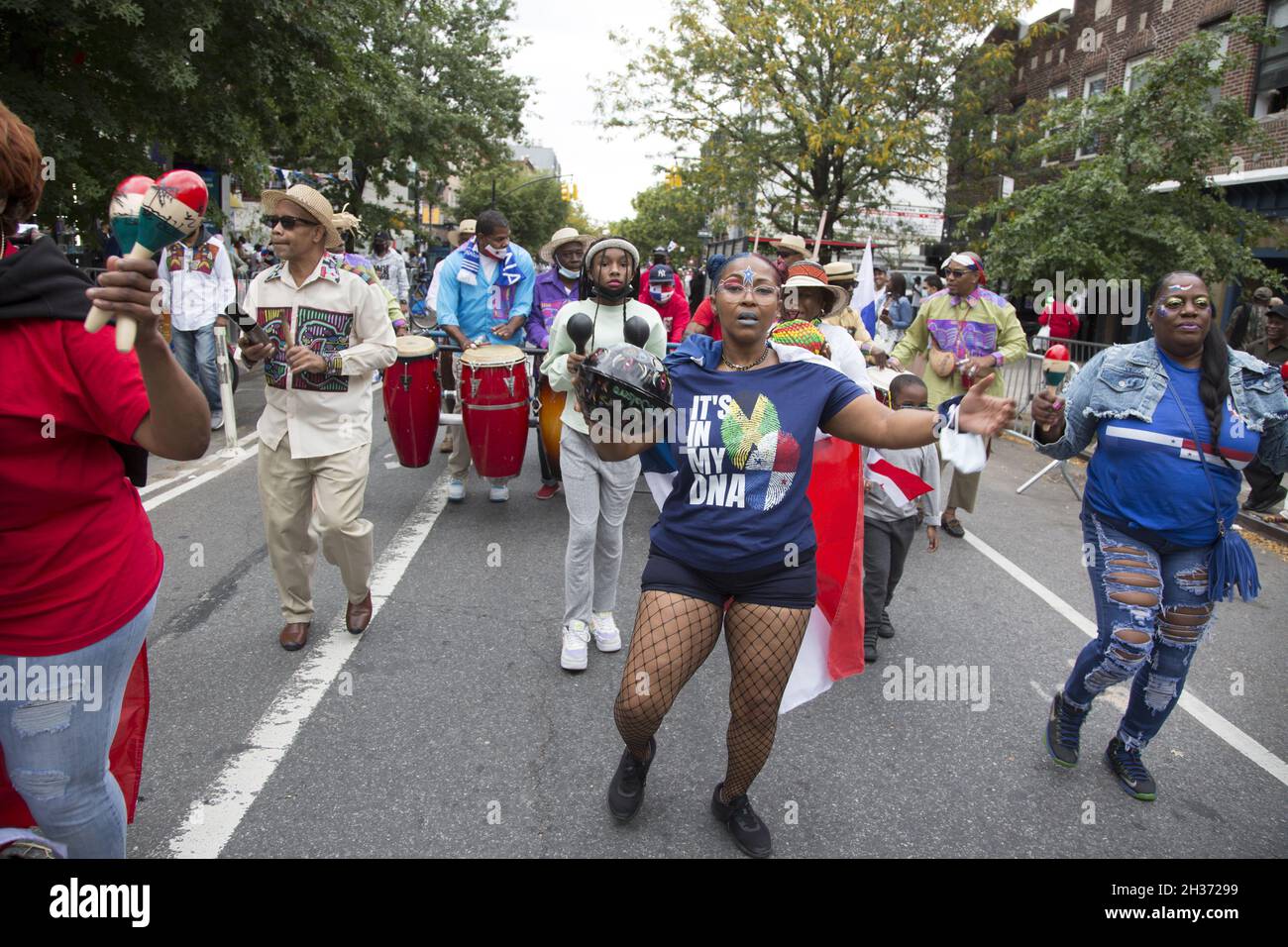 Panamanian Parade on Franklin Avenue in Brooklyn, NY, the largest