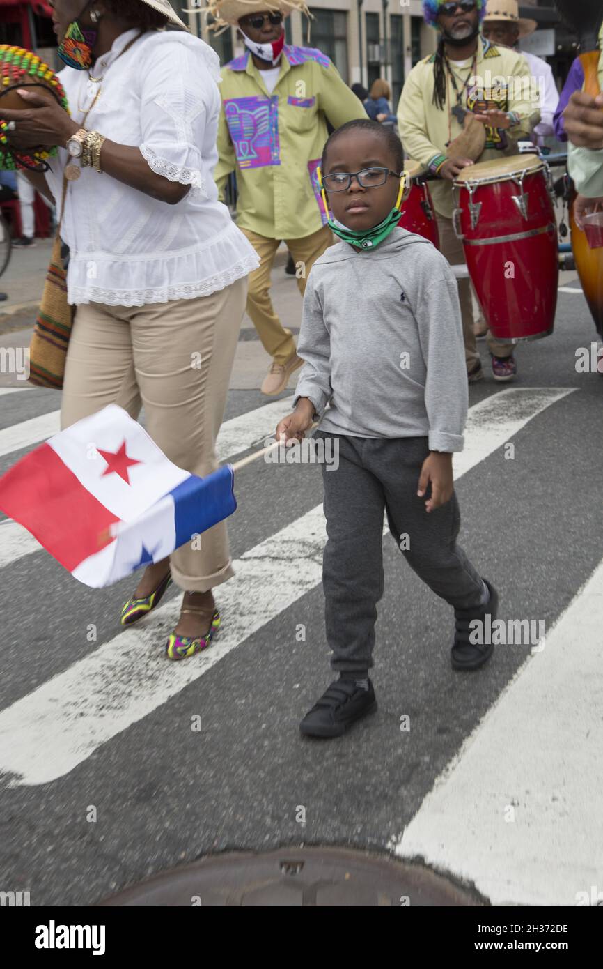 Panamanian Parade on Franklin Avenue in Brooklyn, NY, the largest