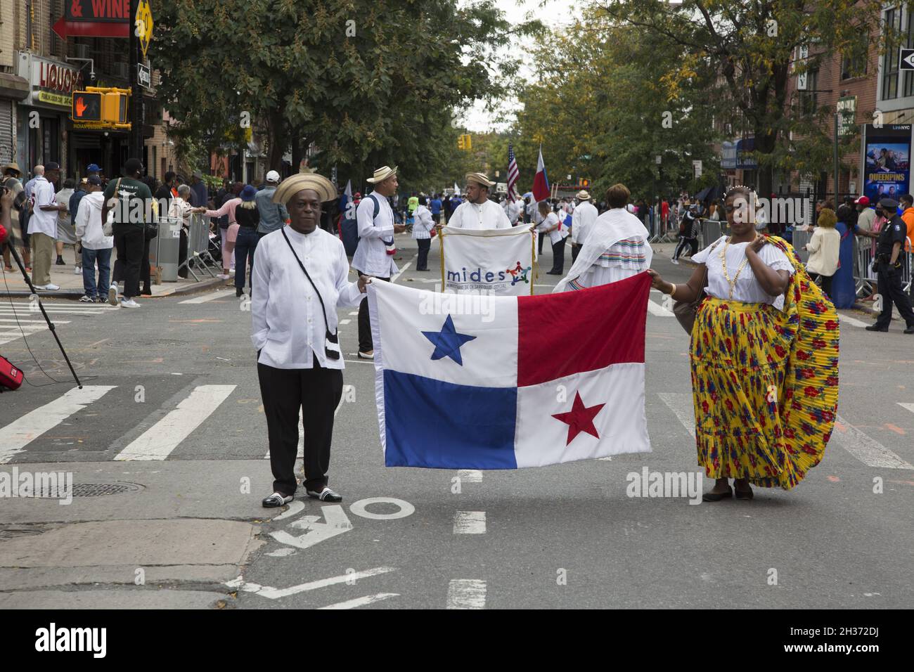 Panamanian Parade on Franklin Avenue in Brooklyn, NY, the largest