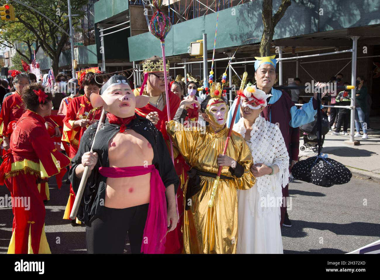 Chinese Harvest Moon Festival and Lantern Parade in the Chinatown