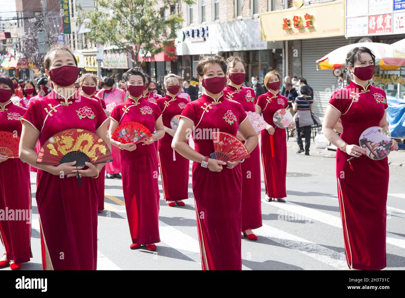Chinese Harvest Moon Festival and Lantern Parade in the Chinatown