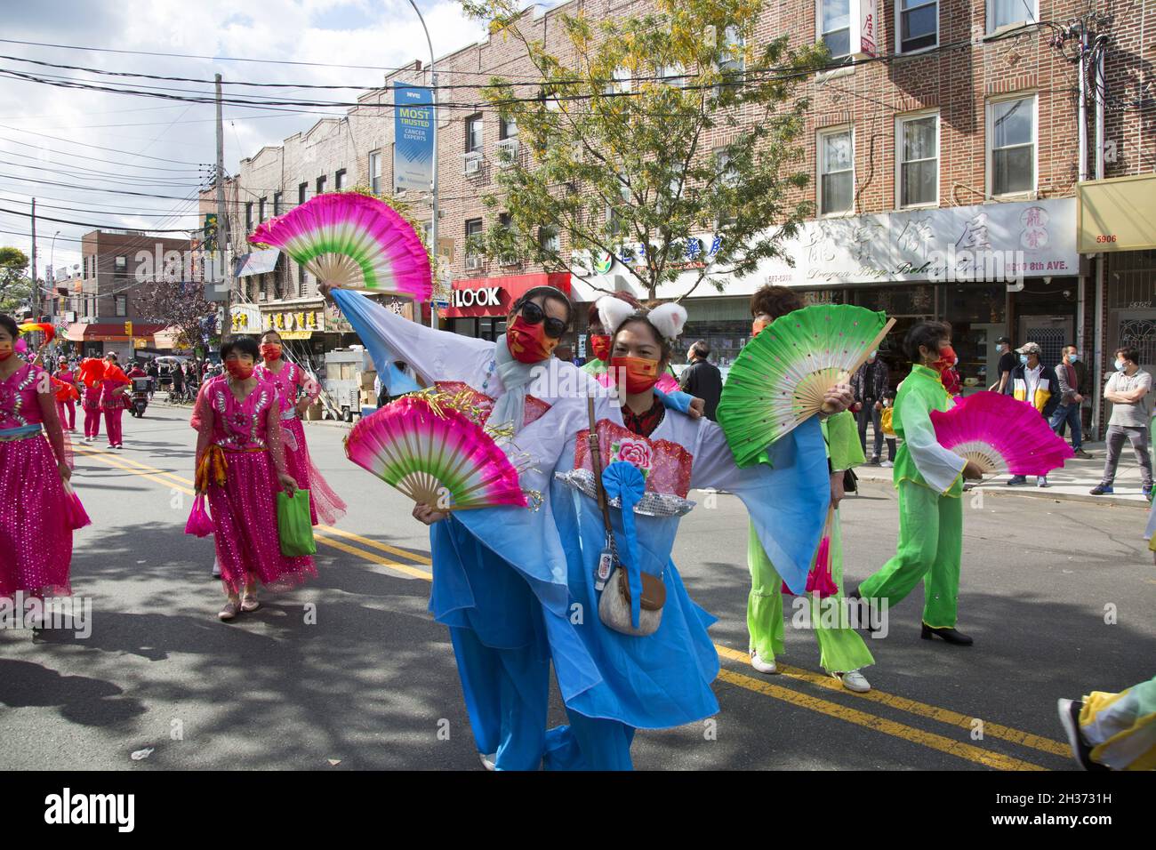 Chinese Harvest Moon Festival and Lantern Parade in the Chinatown
