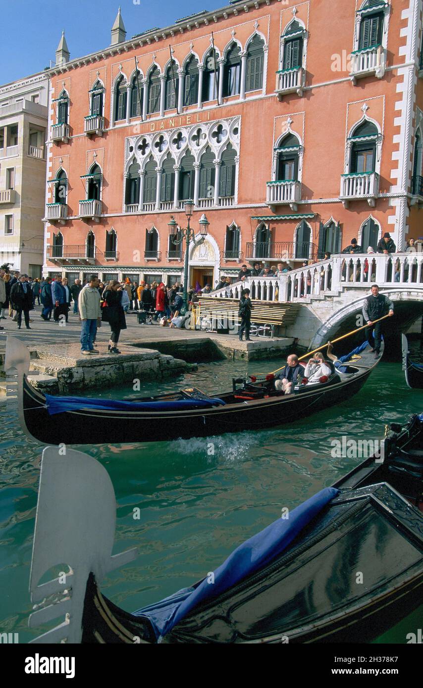 ITALY, VENETO, VENICE, LISTED AS WORLD HERITAGE BY UNESCO, THE GRAND CANAL Stock Photo
