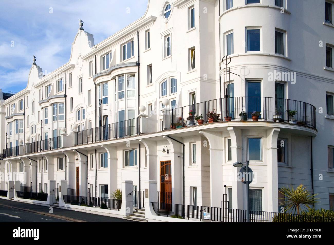 flats and apartments overlooking the sea at west hoe plymouth devon