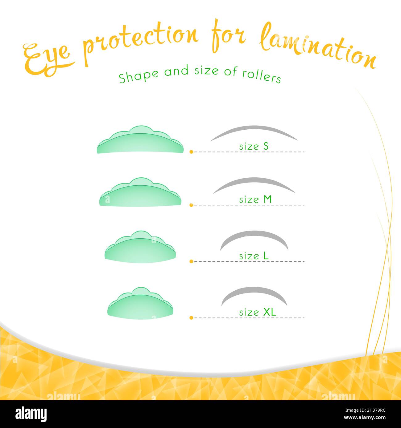 Eye protection for eyelash lamination Stock Photo