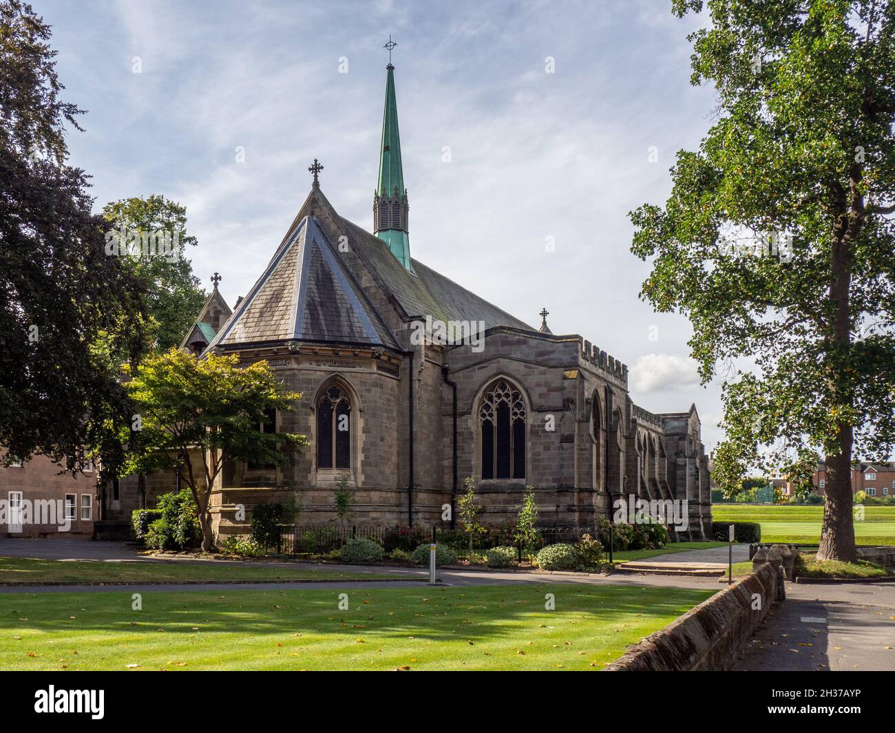 The Chapel of Repton School, Repton, Derbyshire, UK; dates from 1857