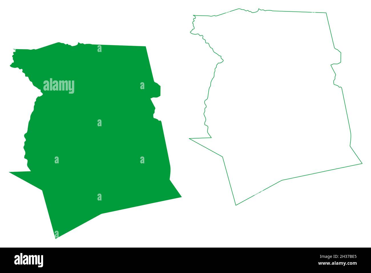 Rio do Antonio municipality (Bahia state, Municipalities of Brazil, Federative Republic of Brazil) map vector illustration, scribble sketch Rio do Ant Stock Vector