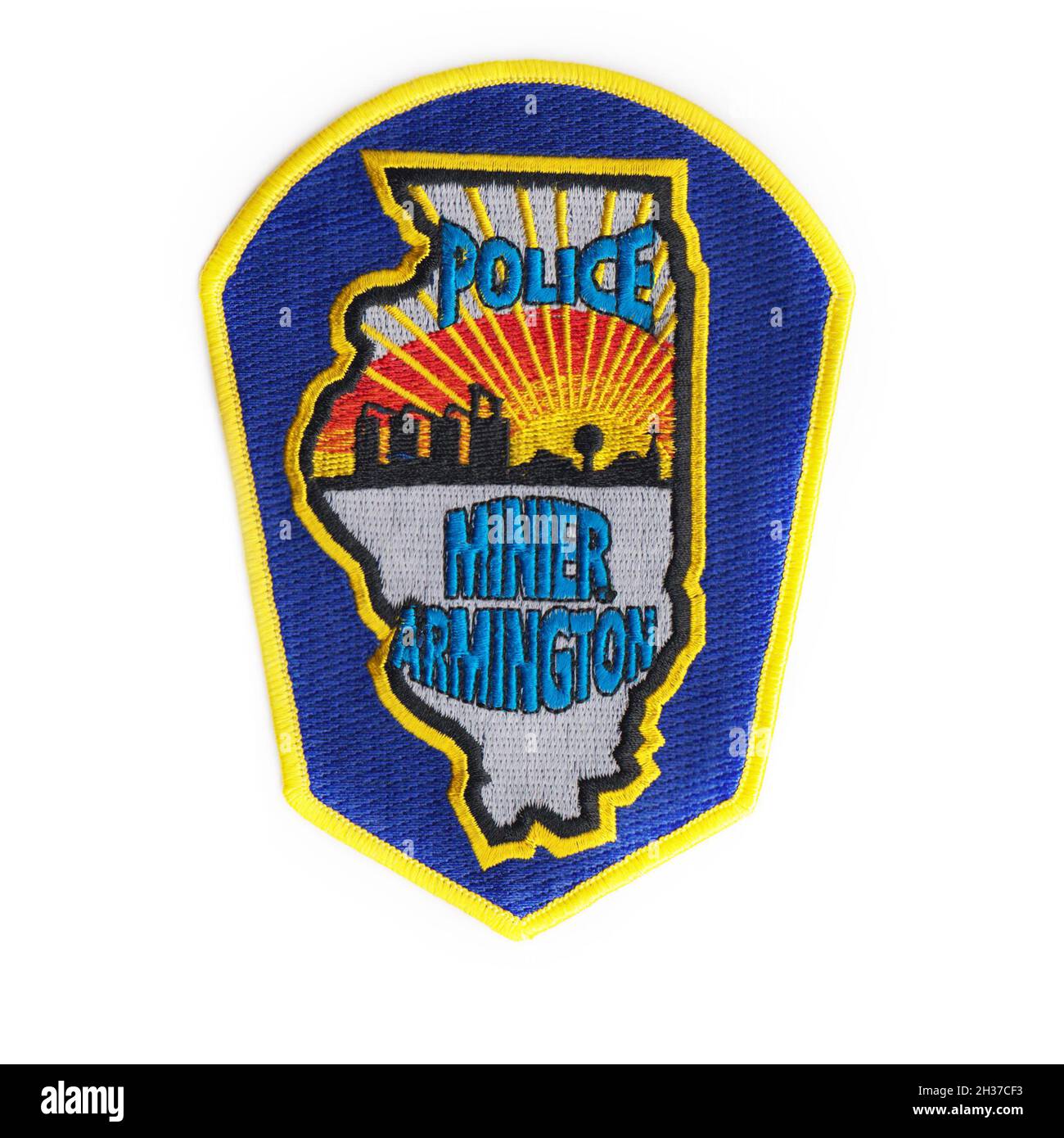 Police department patch hi-res stock photography and images - Alamy