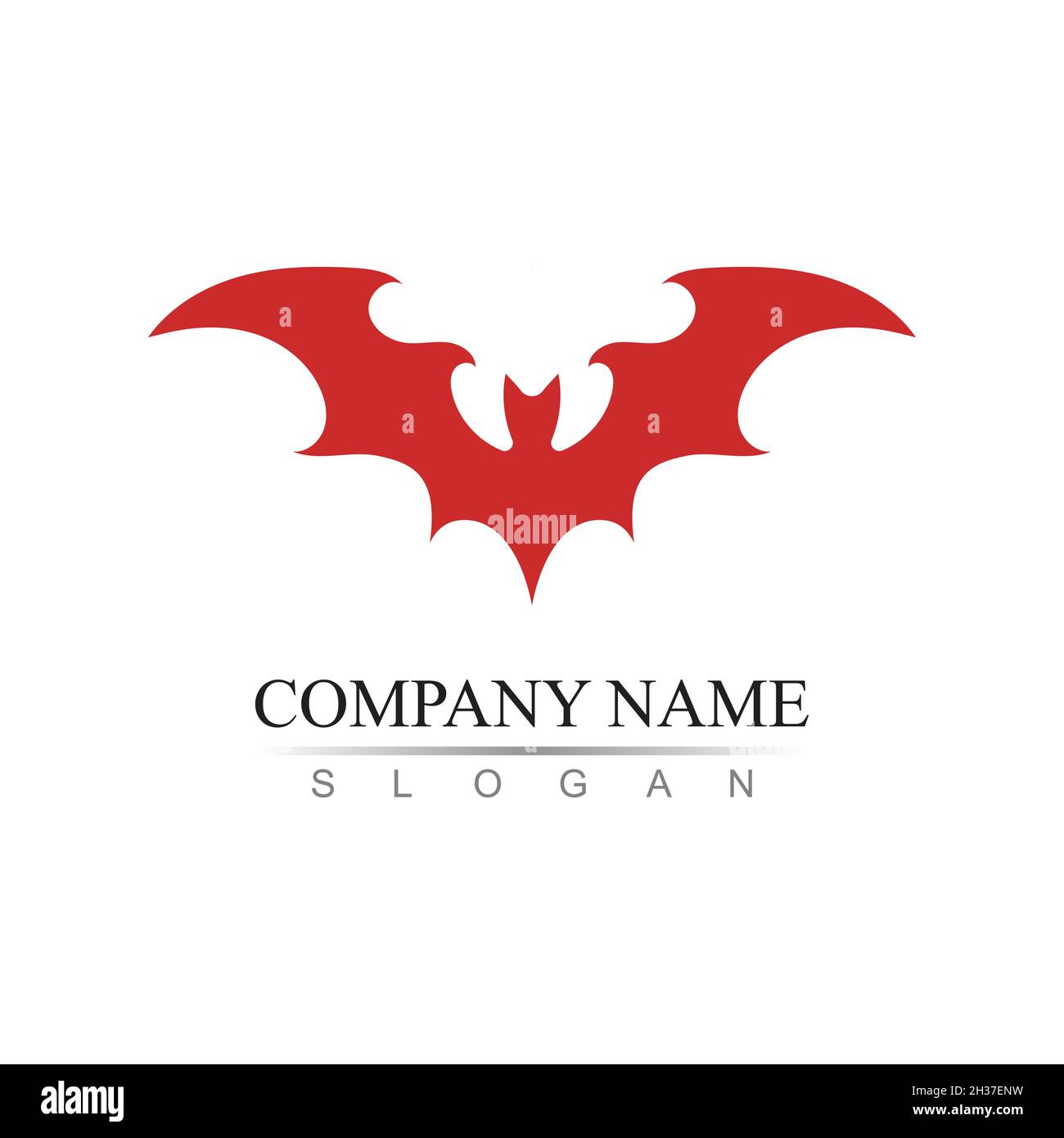 bat vector icon logo template illustration design Stock Vector