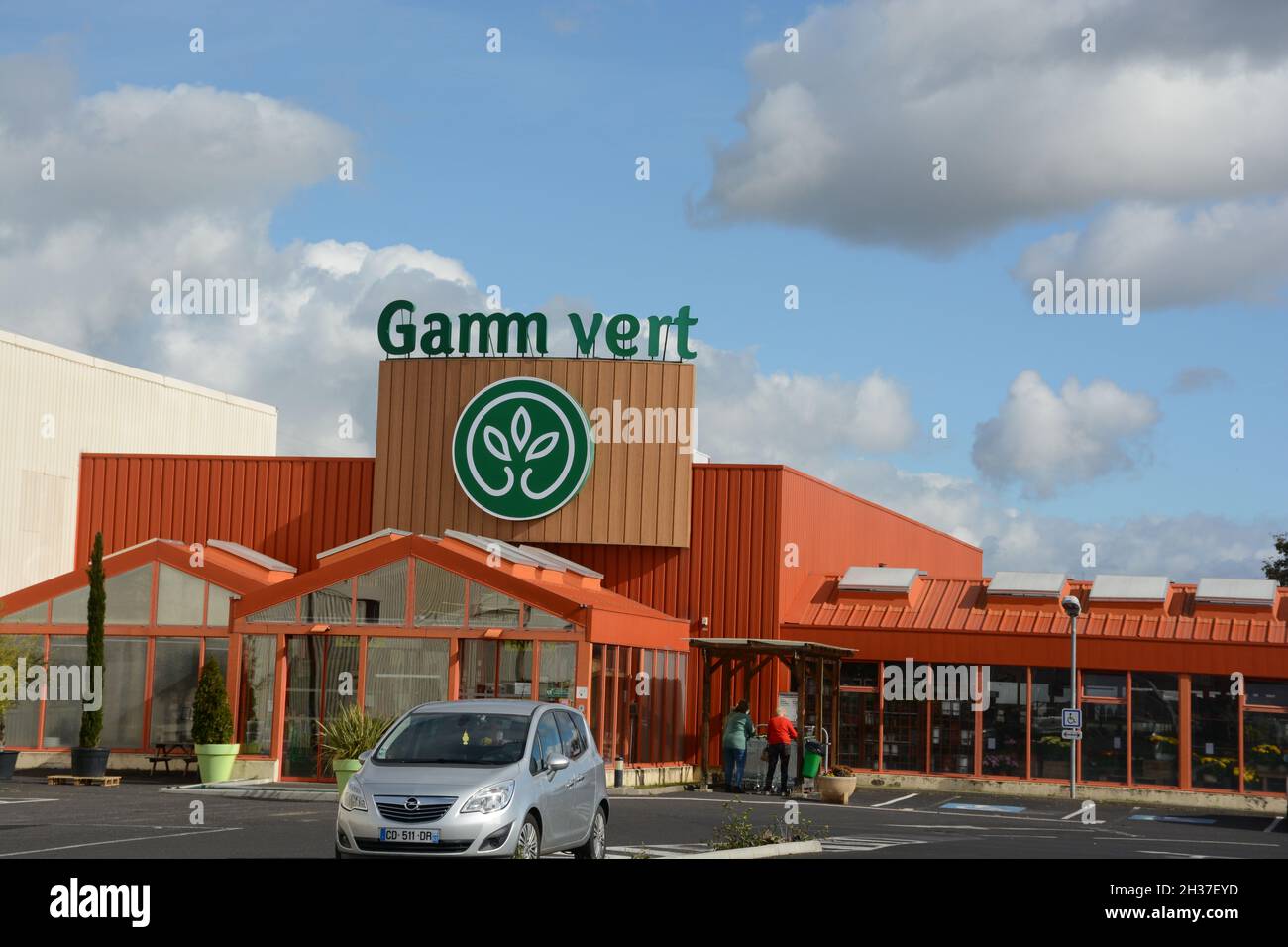 Gamm Vert Store, a French chain of garden centres,  Issoire, Auvergne-Rhone-Alpes, France Stock Photo