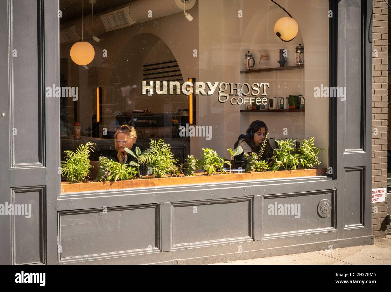 A newly opened Hungry Ghost coffee shop in Greenwich Village in New