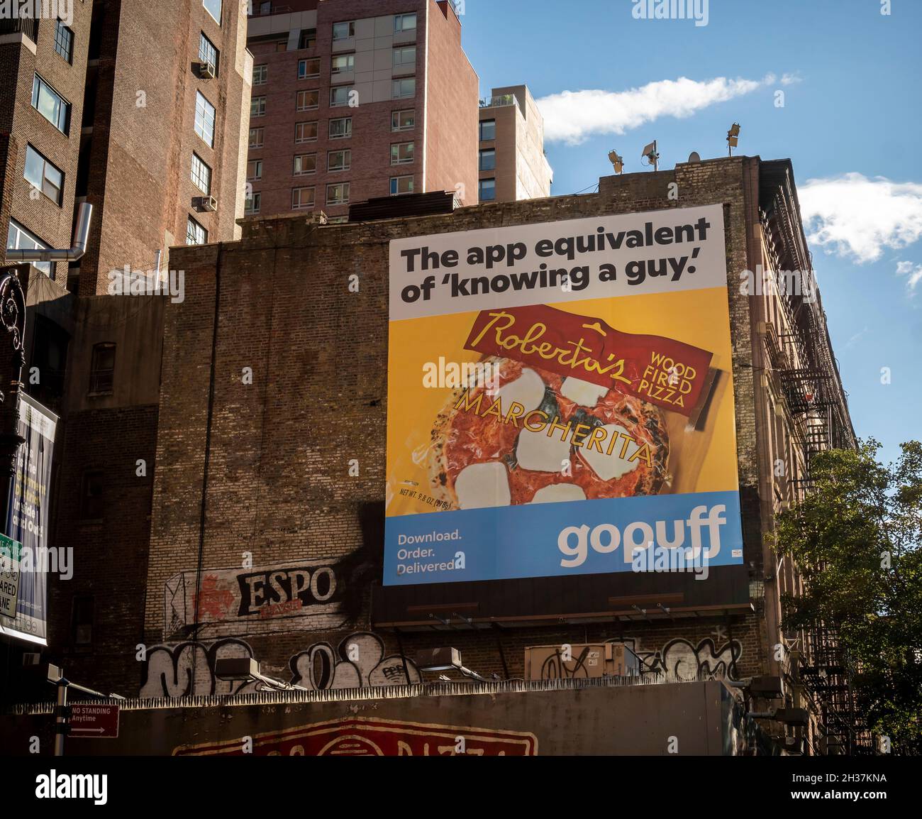 Billboard in hells kitchen in hires stock photography and images Alamy