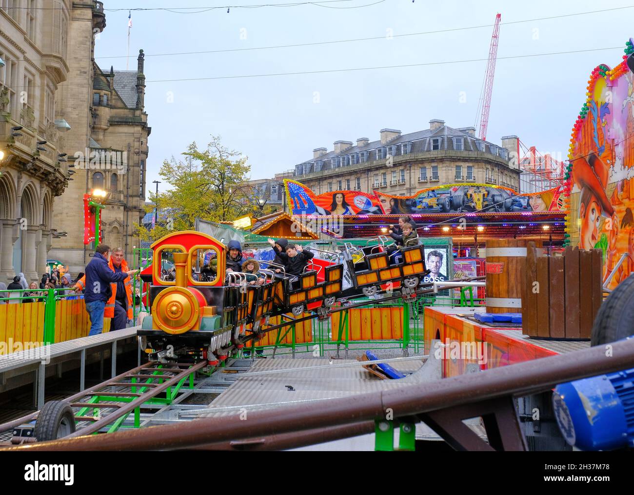 The Out of This World Festival in Sheffield, featuring characters from Halloween, SciFi and Comic Books. Stock Photo
