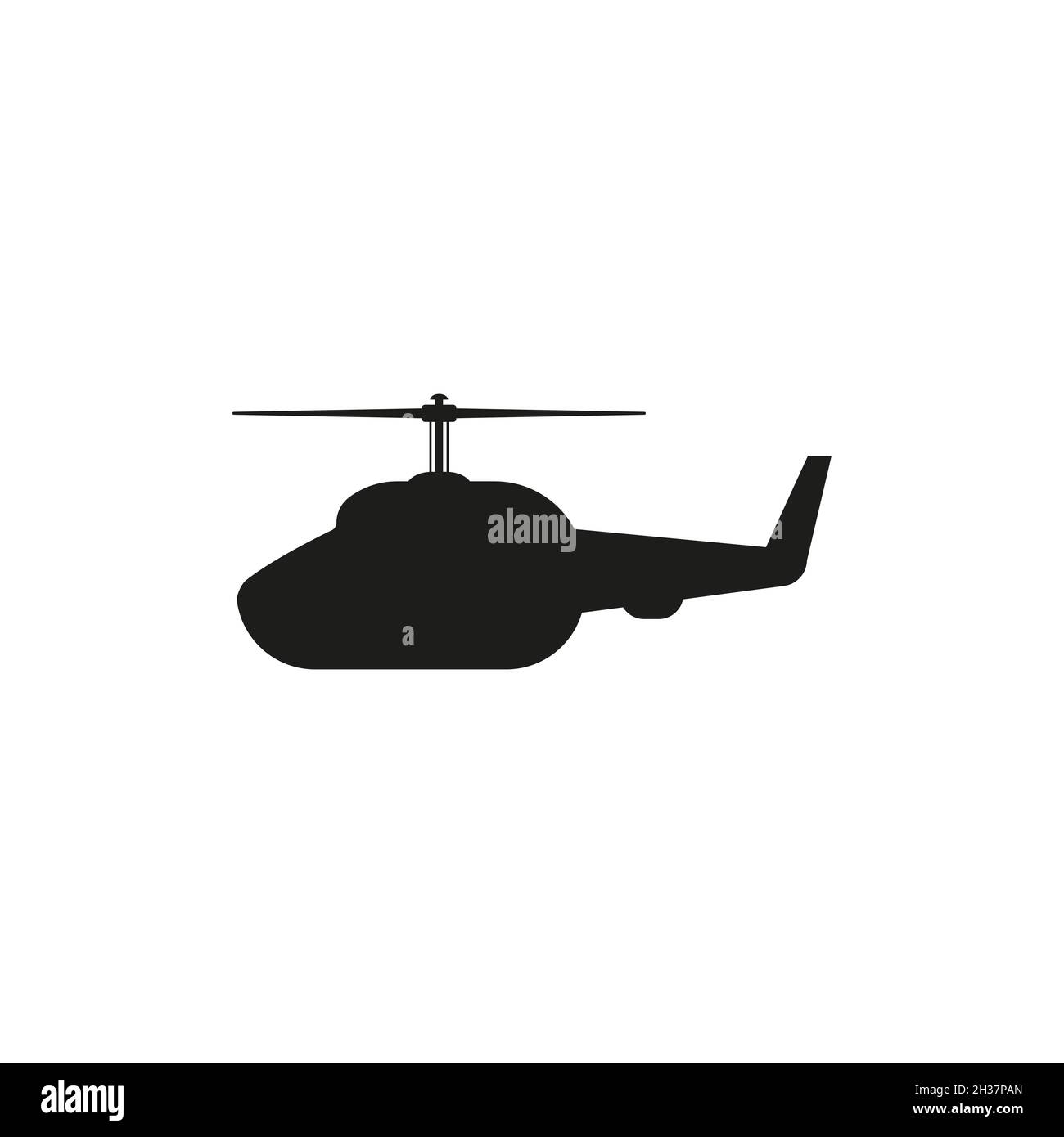 Helicopter icon design isolated on white background Stock Vector Image ...