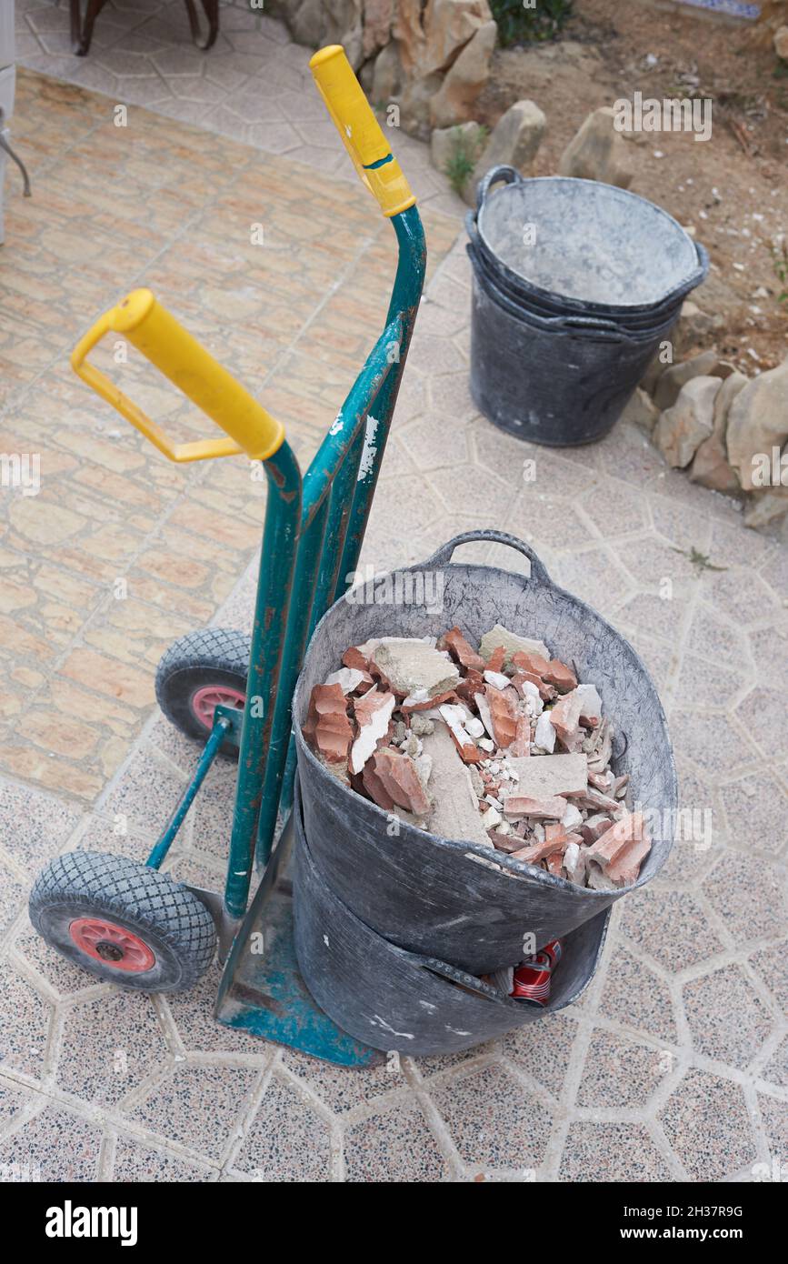 Concrete buckets construction hires stock photography and images Alamy